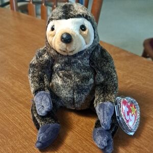 TY Slowpoke 1999 Beanie Babies Sloth Plush Toy/ BUNDLE ONLY
